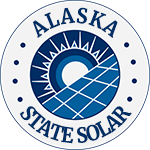 Alaska State Solar logo.